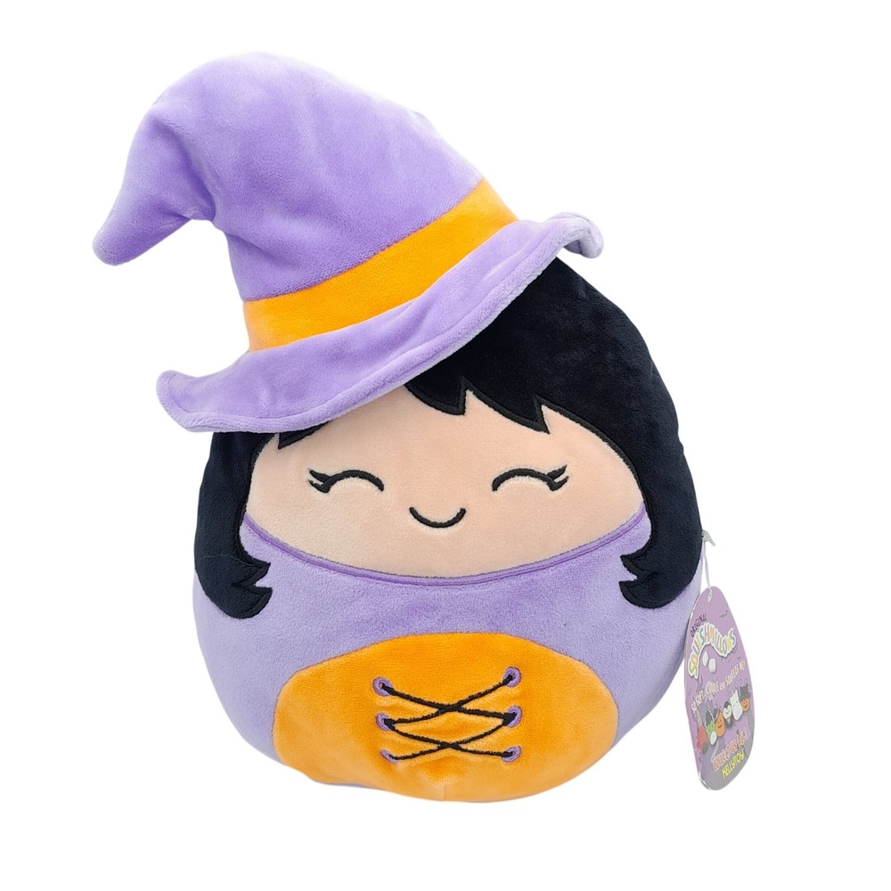 Squishmallows 8 Inch Winnie the Witch Halloween Plush Kellytoy Purple